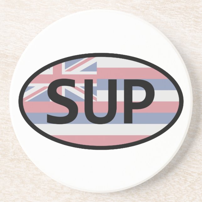 Porta-copos Hawaii Flag Standup Paddling (Frente)