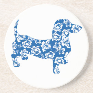 Porta-copos Hawaiin Aloha Doxie Dachshund