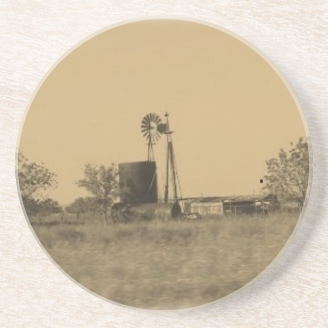 Porta-copos herdade ocidental velha (Frente)