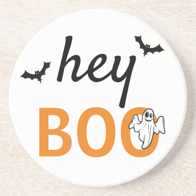 Porta copos - hey BOO Ghost / Bats (Frente)