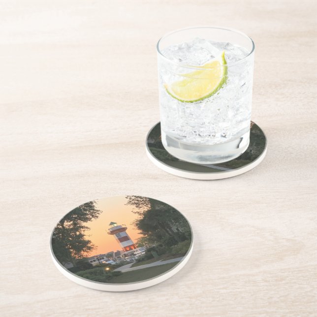 Porta-copos Hilton Head Island-Harbor Town Lighthouse (Lateral)