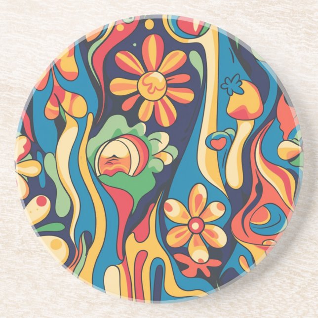 Porta copos Hippie (Frente)