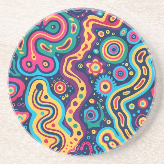 Porta copos Hippie (Frente)
