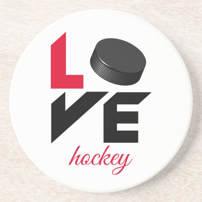 Porta-copos Hockey com amor (Frente)