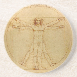 Porta-copos Homem Vitruviano por Leonardo da Vinci