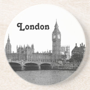 Porta-copos Horizonte de Londres Inglaterra Reino Unido Gravad