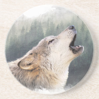 Porta-copos Howling lobo