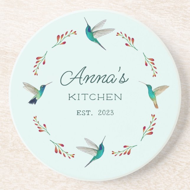 Porta-copos Hummingbird Personalizado (Frente)