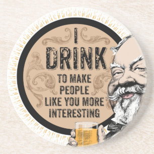 Porta-copos I Beber (para torná-lo mais interessante)