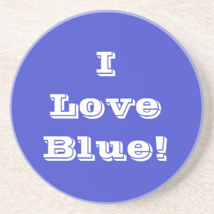 Porta copos I Love Blue