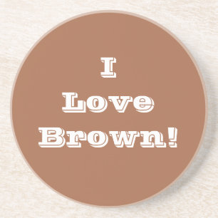 Porta copos I Love Brown