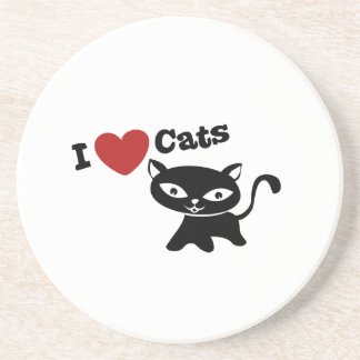 Porta-copos I love cats