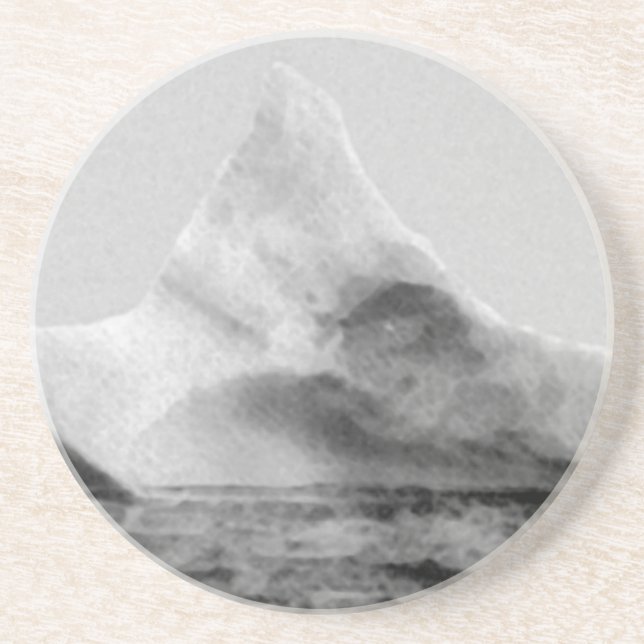 Porta-copos Iceberg que classifica o Titanic (Frente)