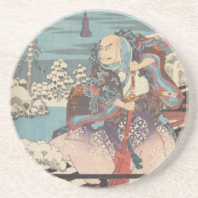 Porta copos Ichiryusai Hiroshige (Frente)