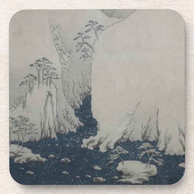 Porta copos Ichiryusai Hiroshige (Frente)