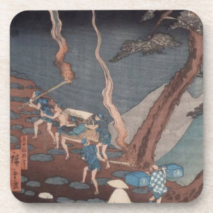 Porta copos Ichiryusai Hiroshige