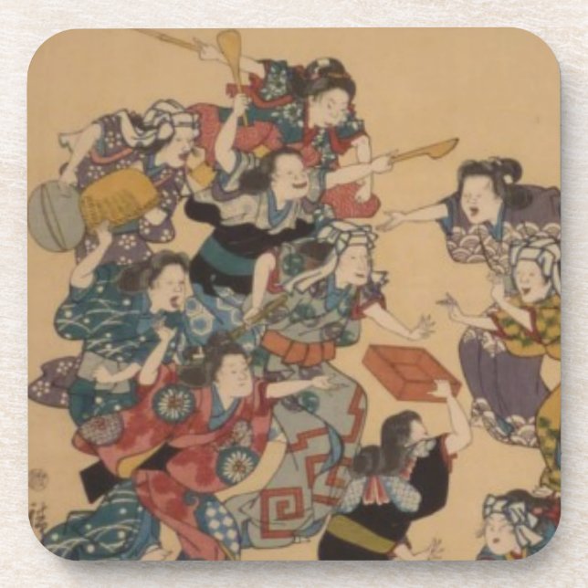 Porta copos Ichiryusai Hiroshige (Frente)