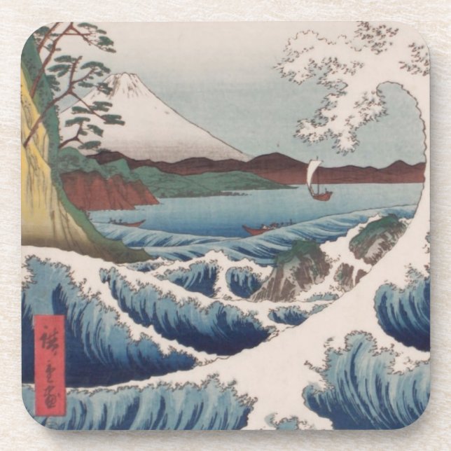 Porta copos Ichiryusai Hiroshige (Frente)