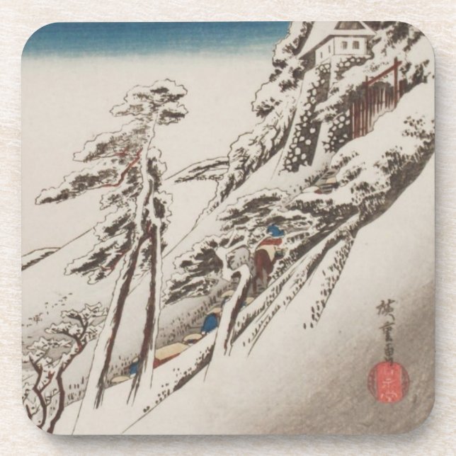 Porta copos Ichiryusai Hiroshige (Frente)