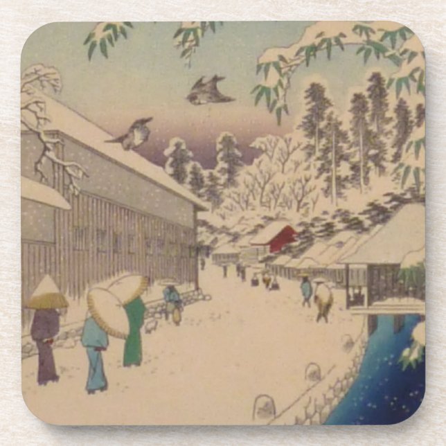 Porta copos Ichiryusai Hiroshige (Frente)