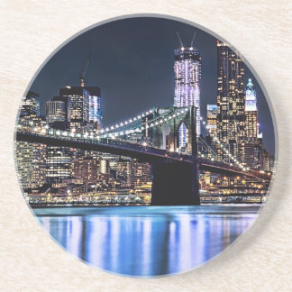 Porta-copos Ideia da reflexão da ponte de Brooklyn de New York