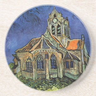 Porta-copos Igreja em Auvers por Vincent van Gogh