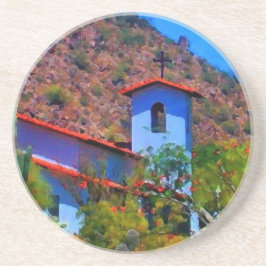 Porta-copos Igreja no deserto 