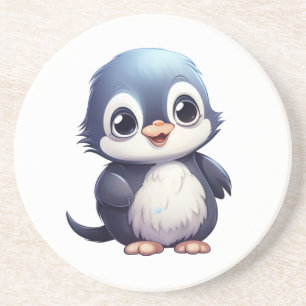 Porta-copos Ilustração de pinguim de desenho animado