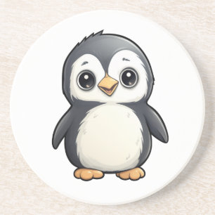 Porta-copos Ilustração de pinguim de desenho animado