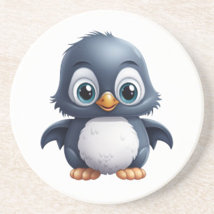 Porta-copos Ilustração de pinguim de desenho animado