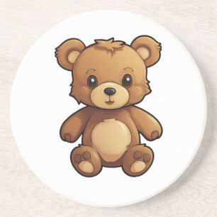 Porta-copos Ilustração do urso de desenho animado
