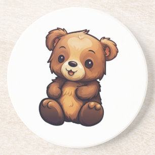 Porta-copos Ilustração do urso de desenho animado