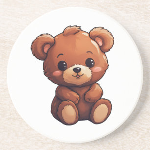 Porta-copos Ilustração do urso de desenho animado