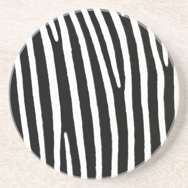 Porta-copos Impressão animal zebra (Frente)