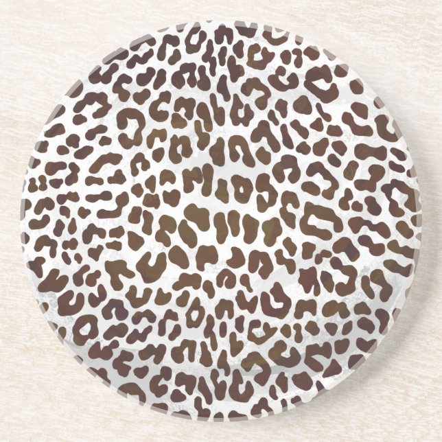 Porta-copos Impressão de Chocolate Leopardo (Frente)