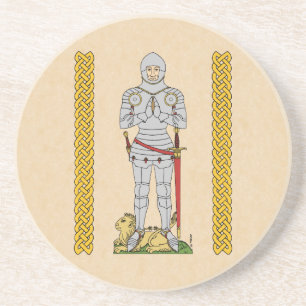 Porta-copos Inglês Medieval Knight Circa 1430
