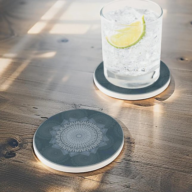 Porta-copos Início do círculo azul de massa (Criador carregado)