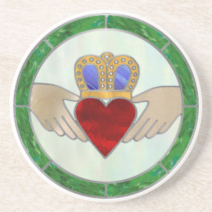 Porta-copos Irish Claddagh