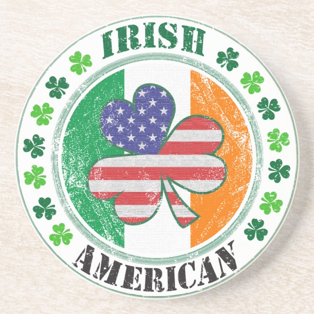 Porta-copos Irlandês Americano (Frente)