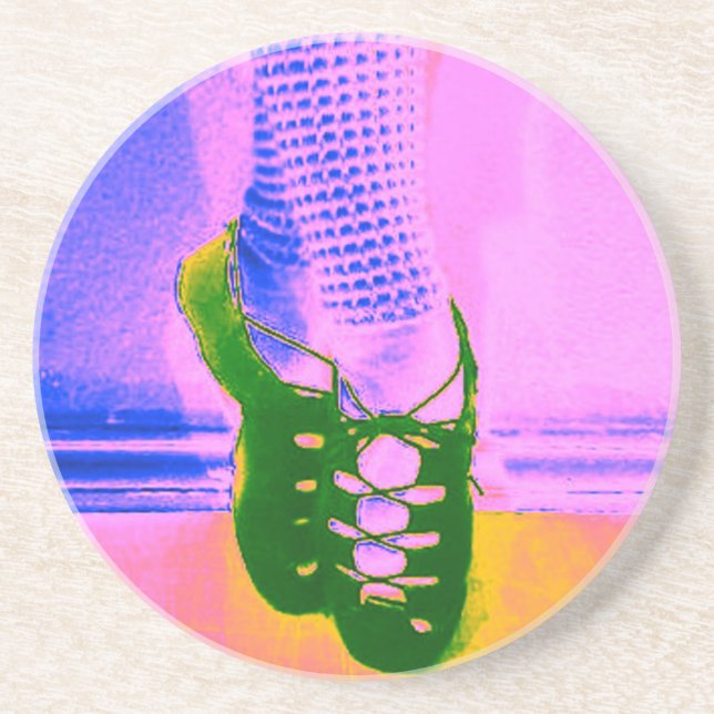 Porta copos irlandesa da dança (Frente)