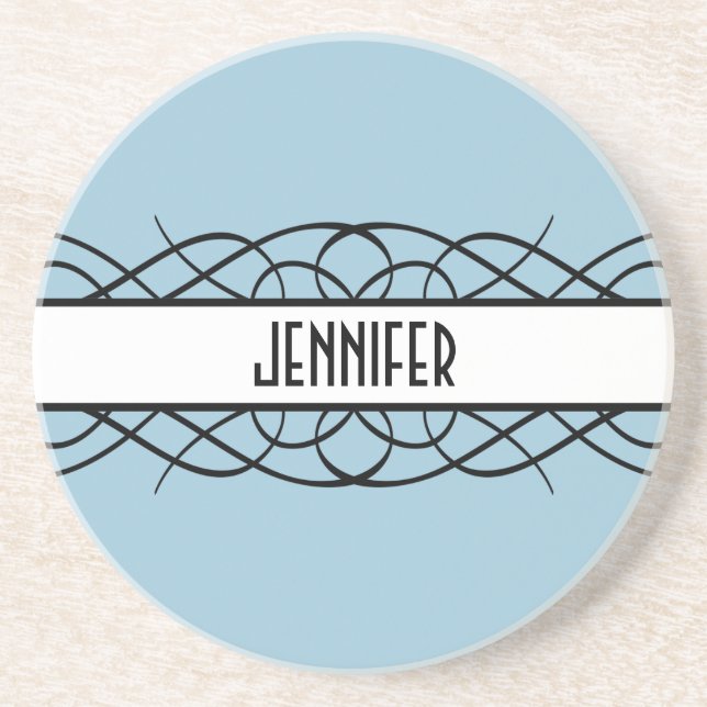 Porta-copos Ivory Deco Flourish (Frente)