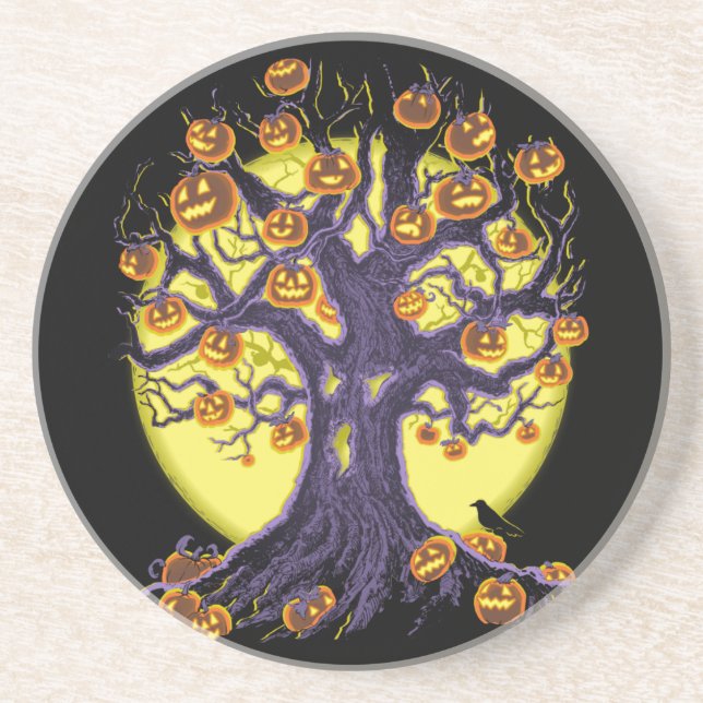 Porta-copos Jack O'Lantern Tree (Frente)