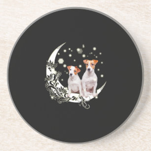 Porta-copos Jack Russell Casal Love Cute Jack Russell