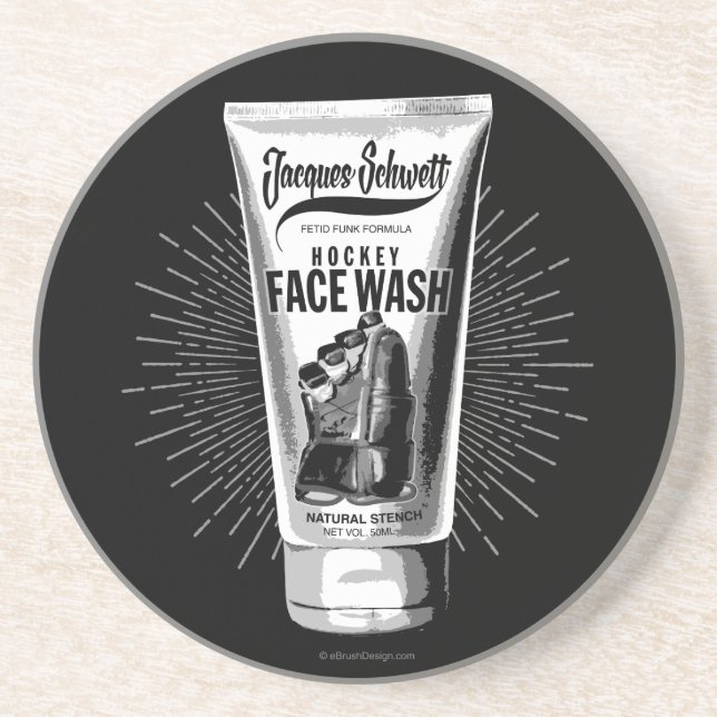 Porta-copos Jacques Schwett Hockey Face Wash (Frente)