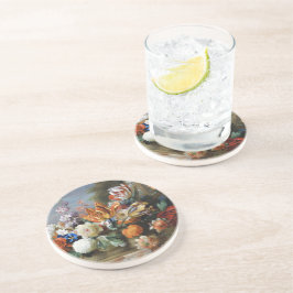 Porta-copos Jakob Bogdani Tulips Peonies e outras Flores