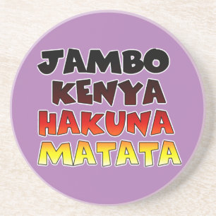 Porta-copos Jambo Kenya Hakuna Matata