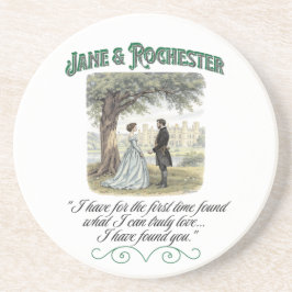 Porta-copos Jane & Rochester Thornfield Hall Romantic Quote