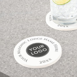 Porta-copos Jantar das Senhoras Maçônicas Freemasons Coaster