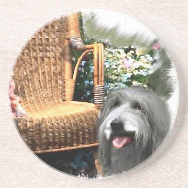 Porta-copos Jardim de Verão Collie (Frente)