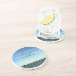 Porta-copos Jesus & Dove Peaceful Christian Sky Art